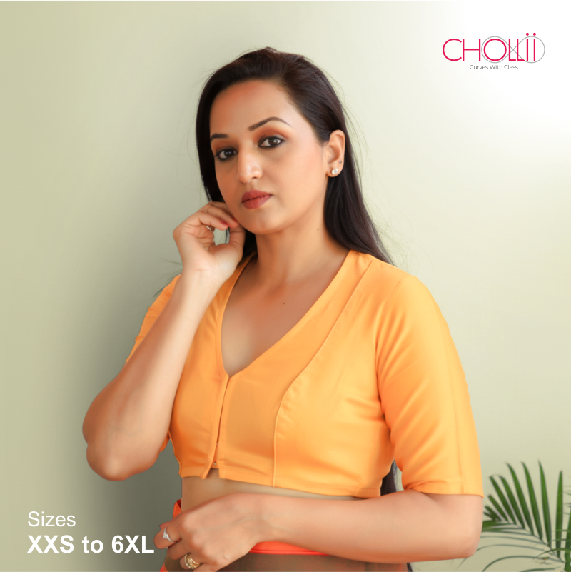Haldi Rozana Cotton Short Sleeve Blouse
