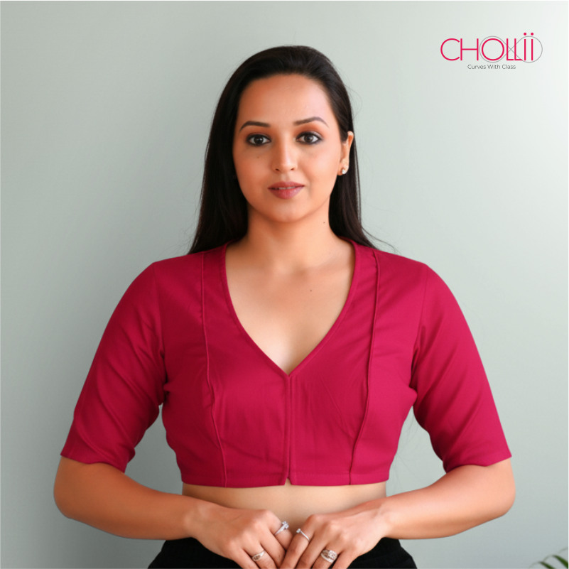 Rani Rozana Cotton Short Sleeve Blouse